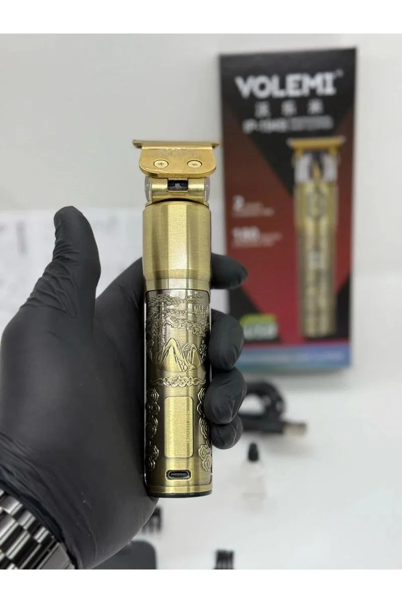 Ip-1949 Şarj Göstergeli Sakal Lazer Öncesi Vücut Ense Çizim Kişisel Bakım Aletleri Sıfıra Yakın Tıraş görsel 5