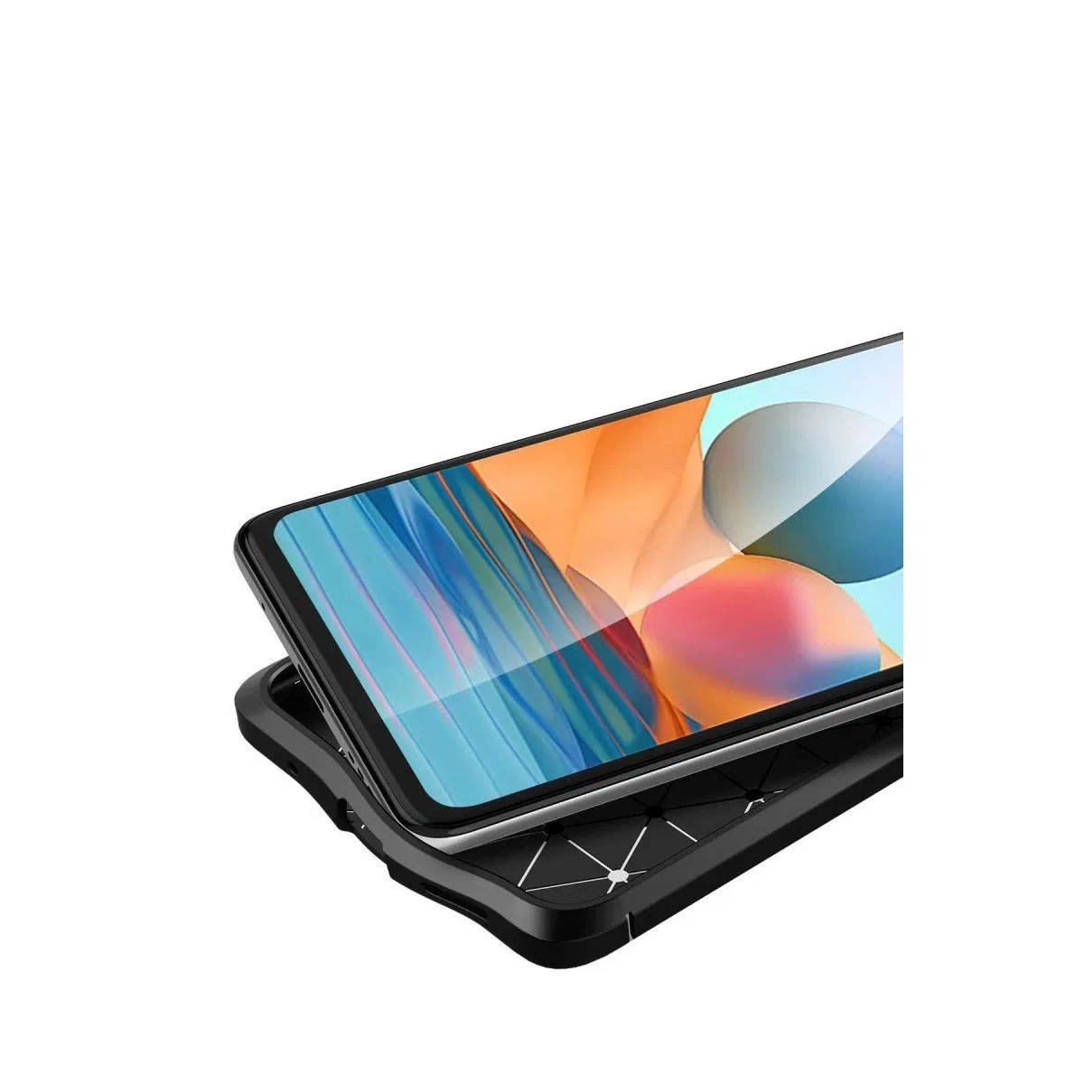 Xiaomi Redmi Note 10 Pro Kılıf Auto Focus Kapak - Kırmızı görsel 3