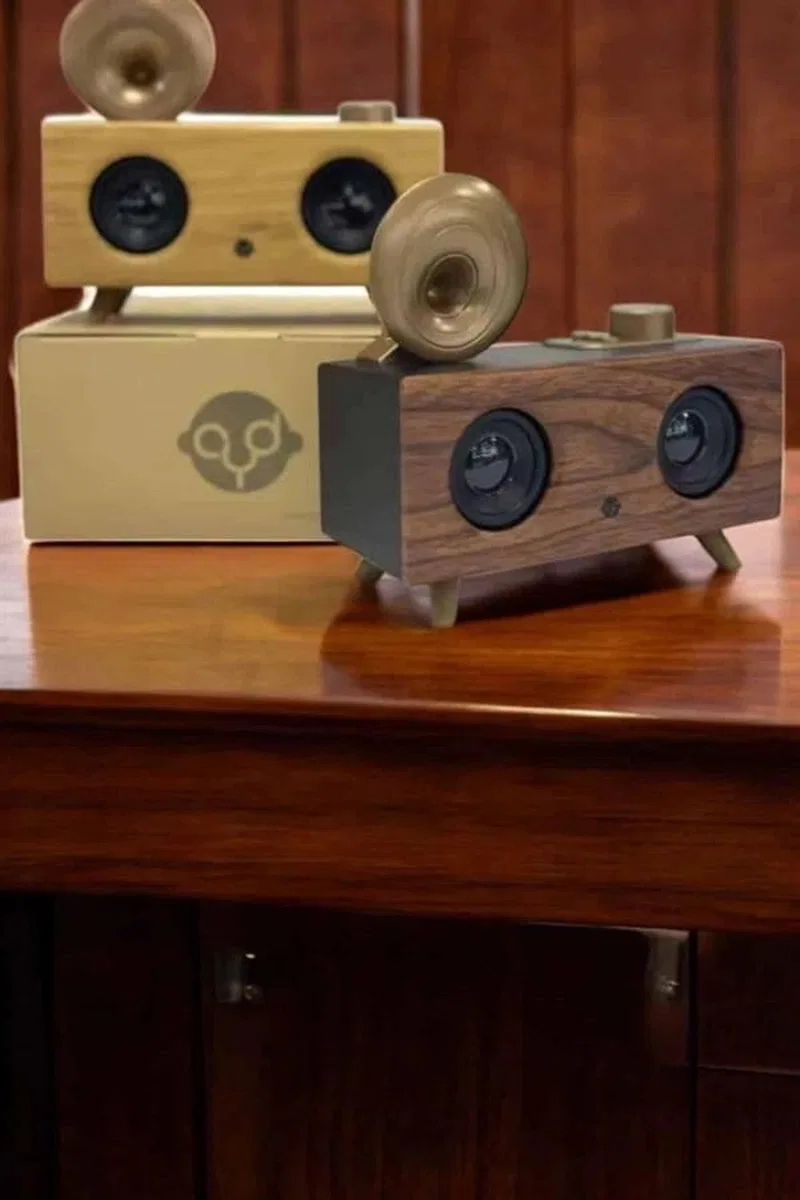 Çalar Radyo Müzik Kutusu Nostaljik Hoparlör Speaker görsel 4