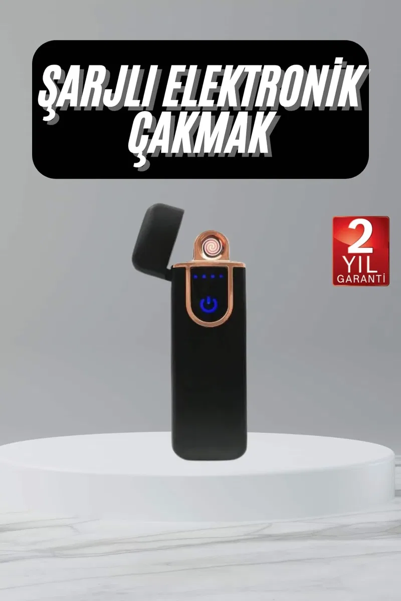 Çakmak Usb Şarj Rüzgardan Etkilenmez Elektronik Çakmak