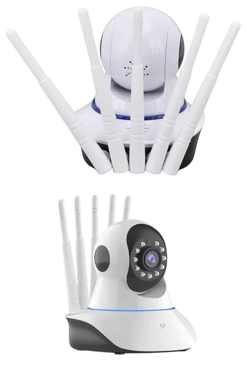 LED Aydınlatmalı 5 Antenli Motorlu 1080P Wifi Kamera Sensörlü Yeni Nesil görsel 4