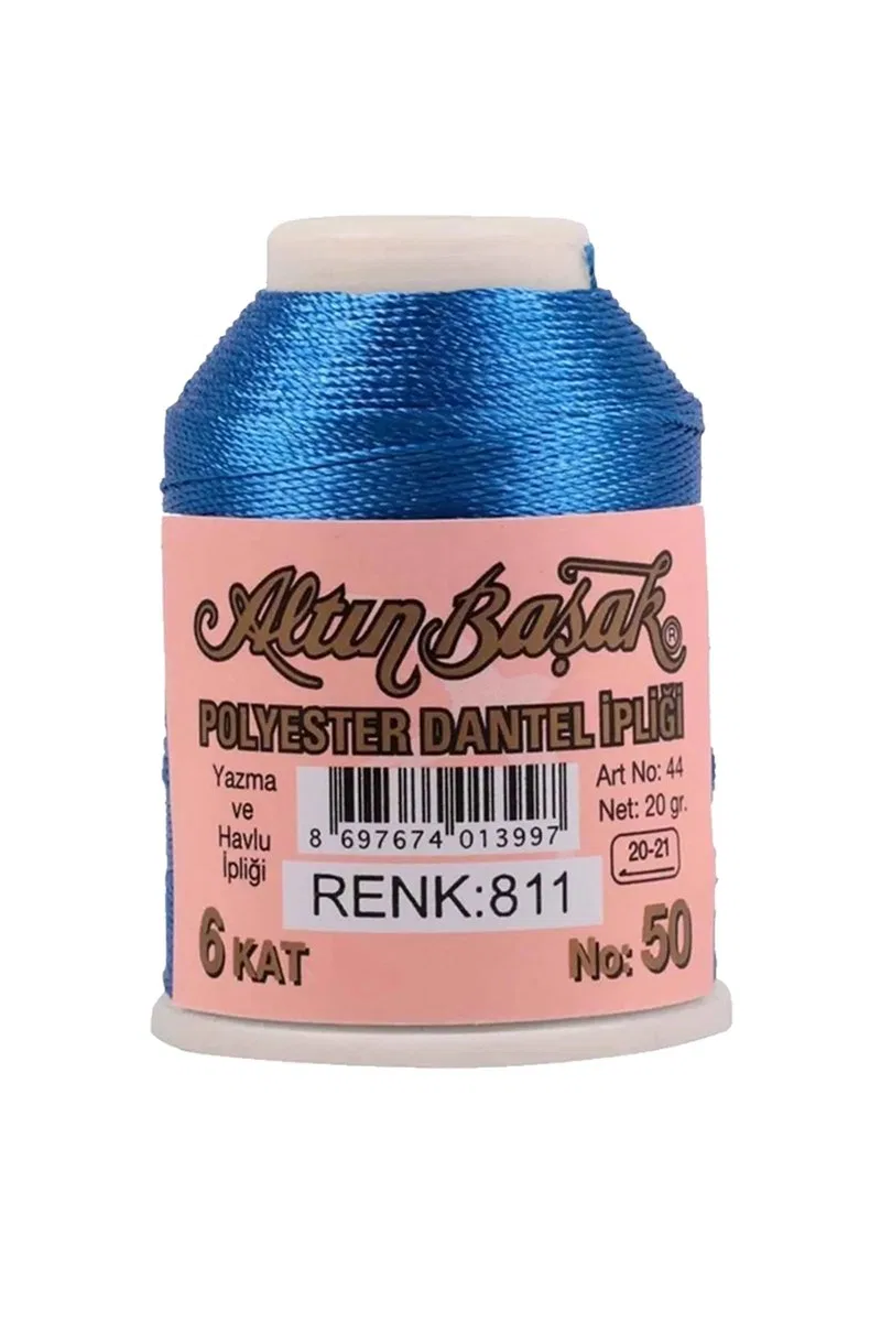 3 Adet Altınbaşak Oya ve Dantel İpi 20 gr - Royaleks - No: 811 görsel 3