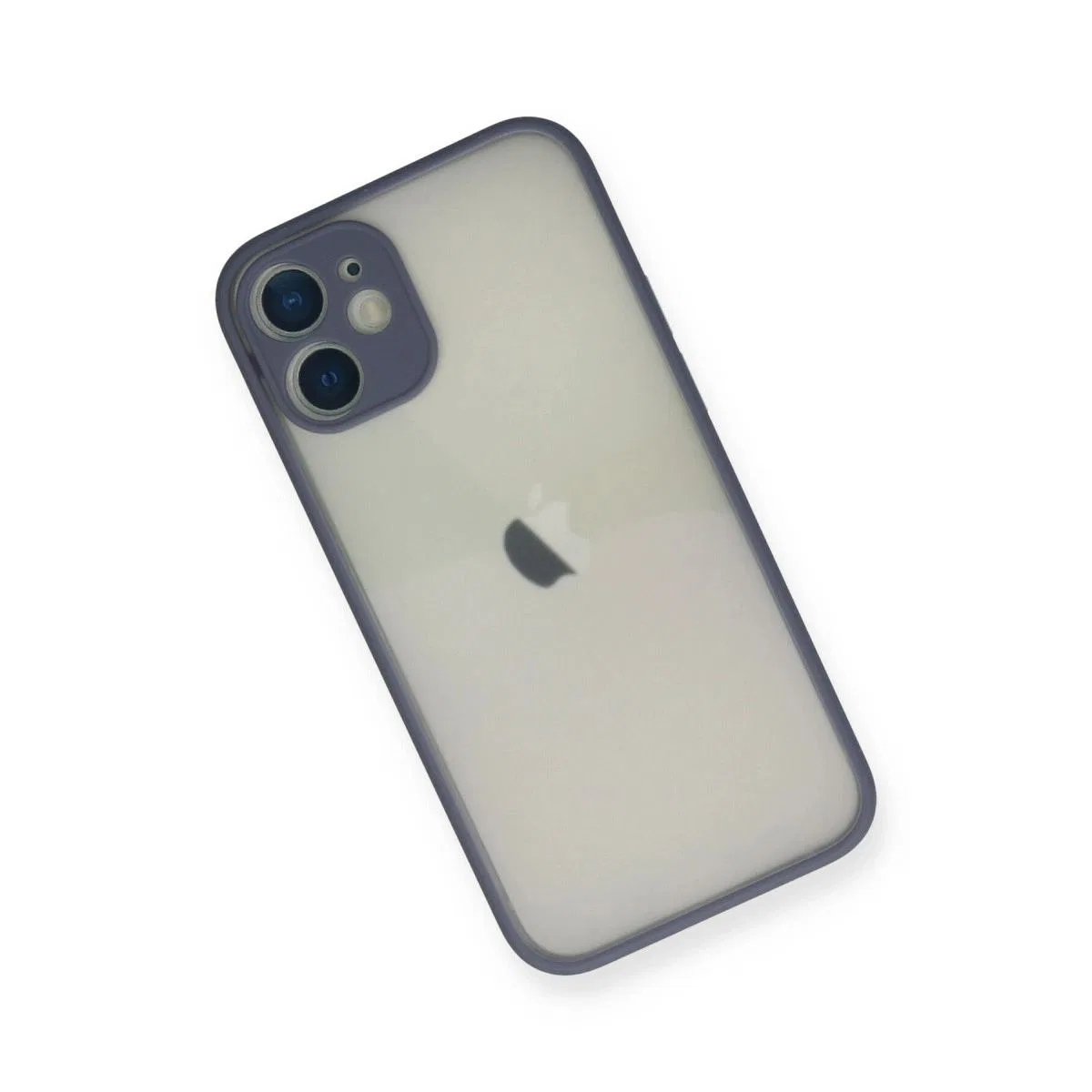 Apple İphone 11 Pro Max Kılıf Montreal Silikon Kapak - Gri görsel 3