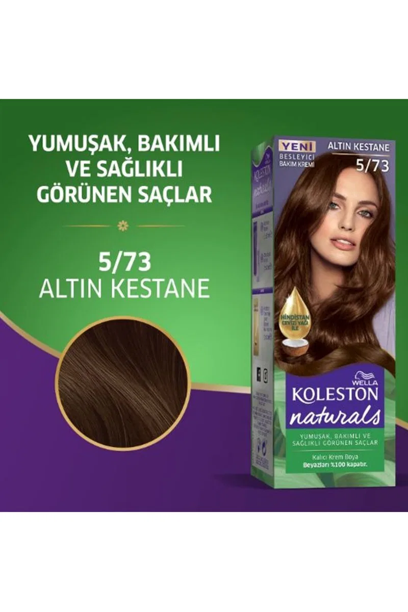 Naturals Saç Boyası Altın Kestane 5/73 görsel 2