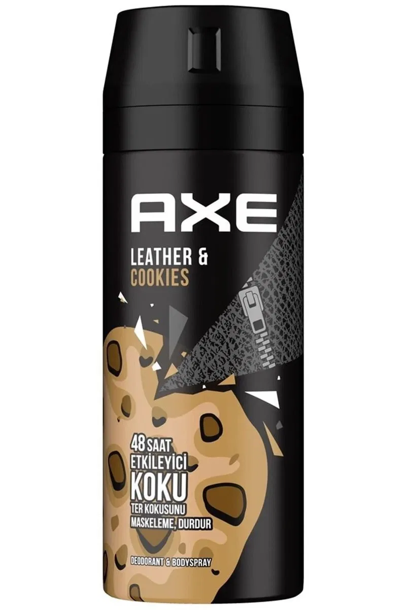 2 Adet Axe Erkek Sprey Deodorant Leather & Cookies 48 Saat Etkileyeci Koku 150 ml görsel 8