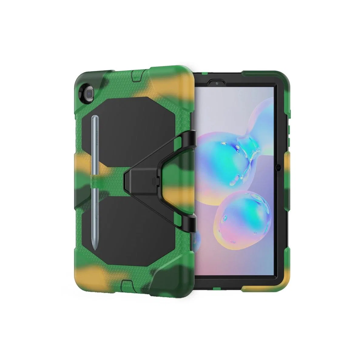 Samsung Galaxy T500 Tab A7 10. 4 Kılıf Griffin Tablet Kapak - Kamuflaj