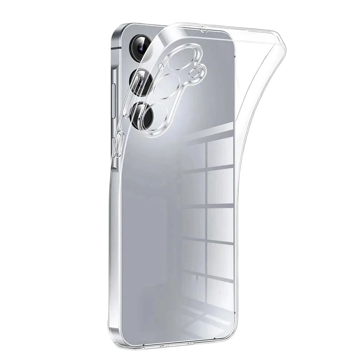 Samsung Galaxy A37 5g Lüx Şeffaf Silikon - Şeffaf görsel 2