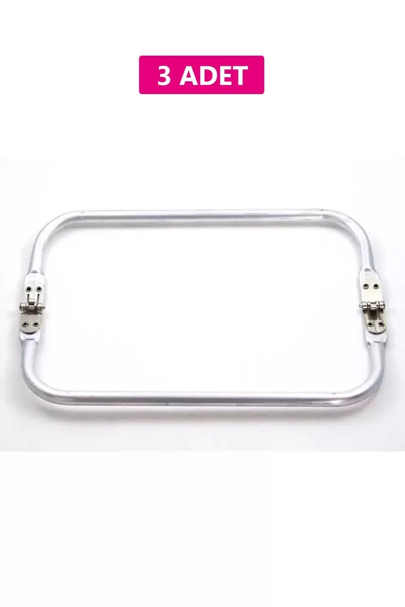 Gizli Metal Çanta Bursu – 3 Adet - 27 cm - Metal Çanta Aparatı Çanta Aksesuarı görsel 2