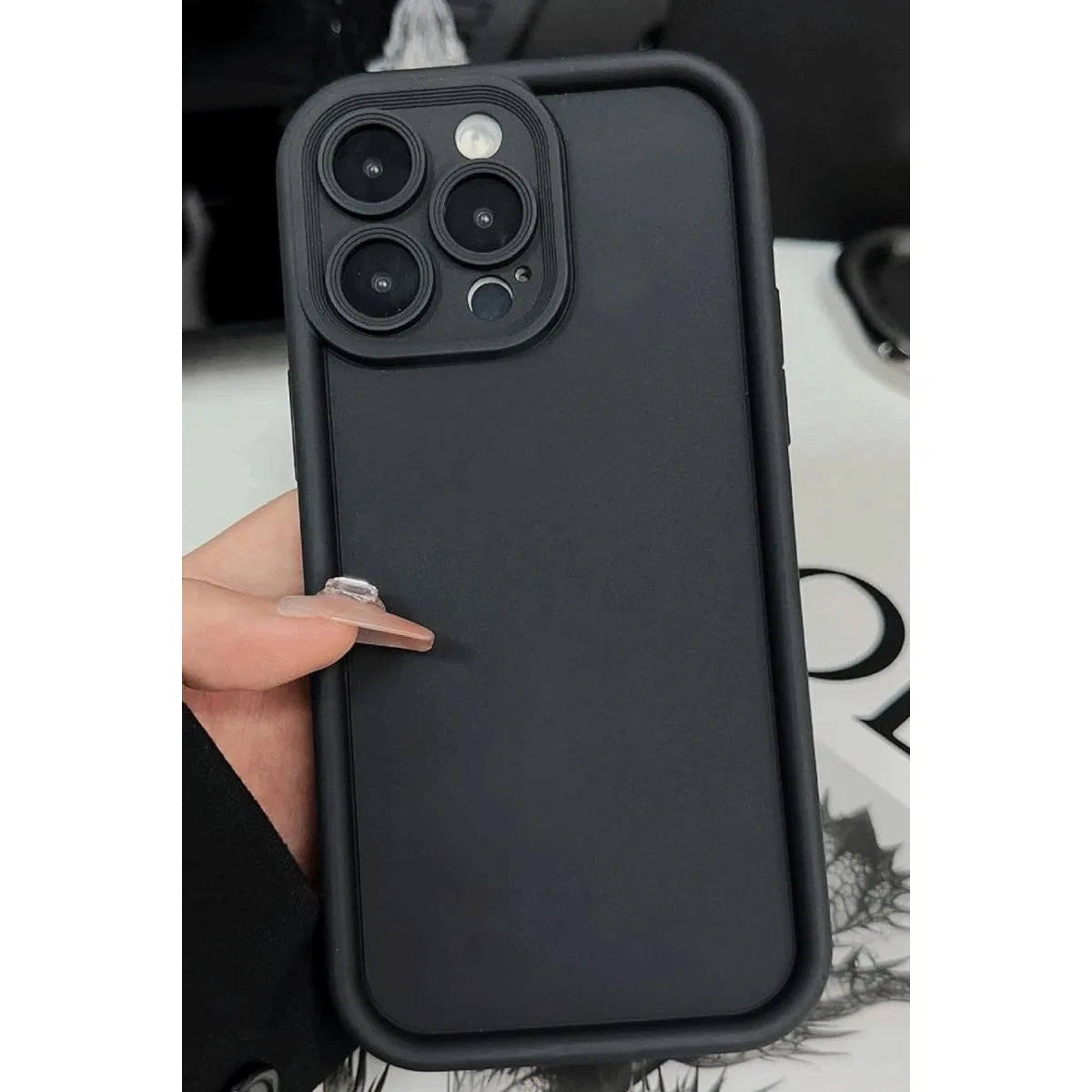 Apple İphone 11 Kılıf Viera Silikon - Gri görsel 2