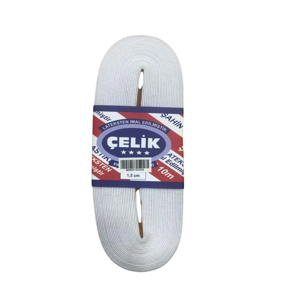 10 m 1. 5 cm Beyaz Paça Lastiği