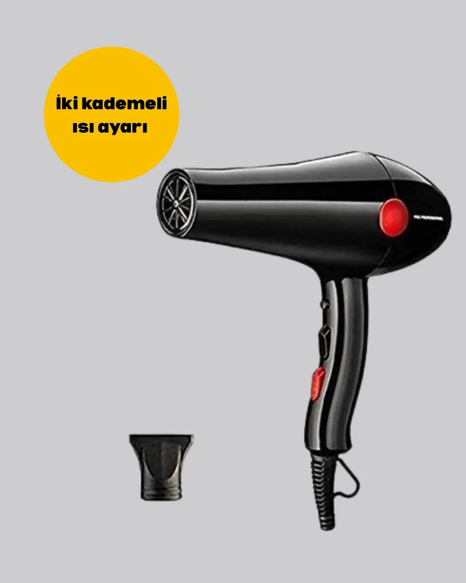2200W Saç Kurutma Makinesi Soğuk ve Sıcak Üfleme Fonksiyonlu görsel 3