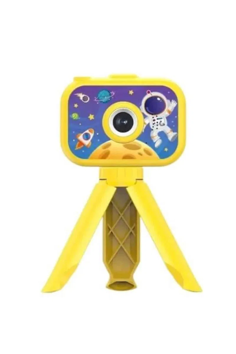 Çocuklara Özel Ayaklı Mini Fotoğraf Makinesi Dijital LCD Ekran görsel 2