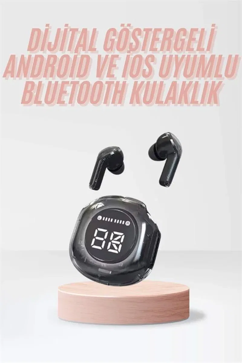 Yeni Nesil Bluetooth Kulaklık Dijital Göstergeli Dokunmatik 5. 3 Kablosuz görsel 2