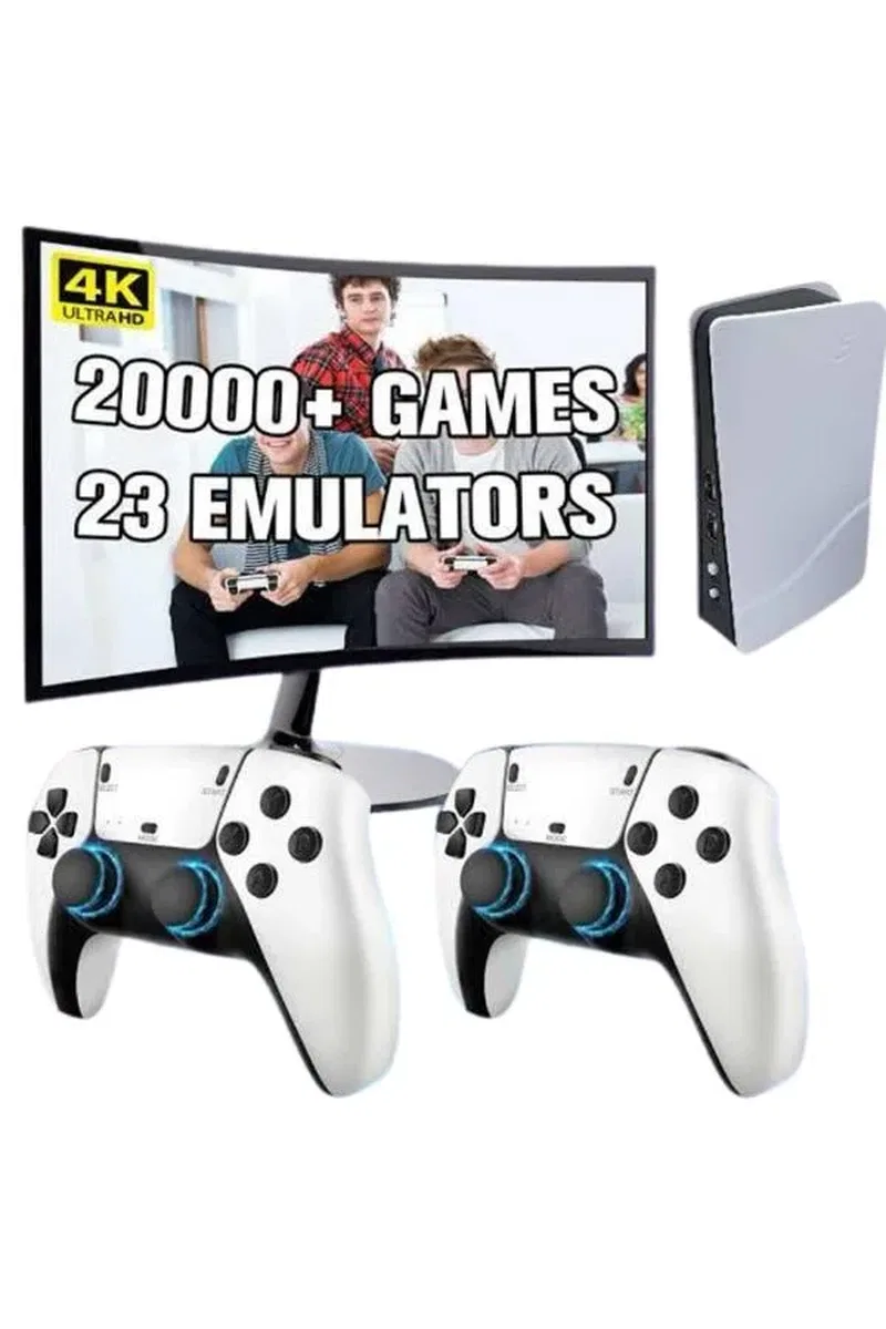 Yeni nesil 4k Hd 2. 4g Kablosuz Kol 3000 Oyunlu Game Station Retro Atari Game Box görsel 5