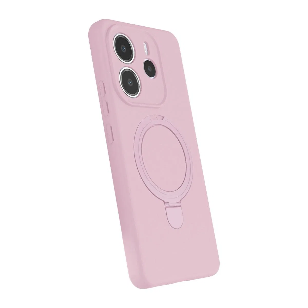 Xiaomi Redmi Note 14 4g Regal Magsafe Standlı Kapak - Açık Pembe görsel 2