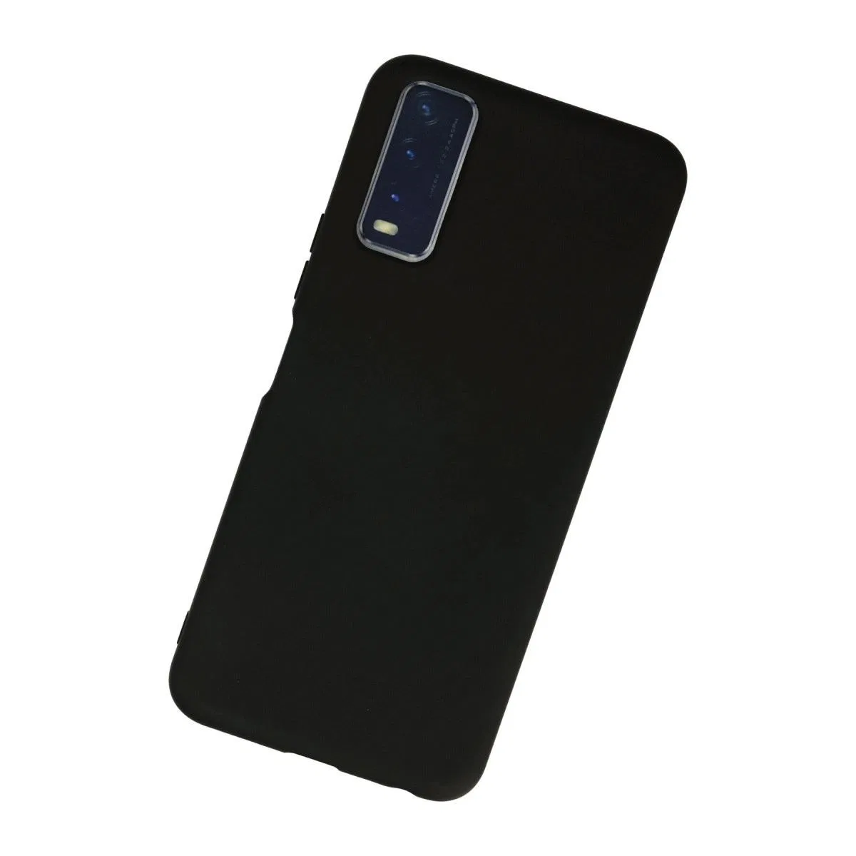 Vivo Y11s Kılıf Nano İçi Kadife Silikon - Siyah görsel 3