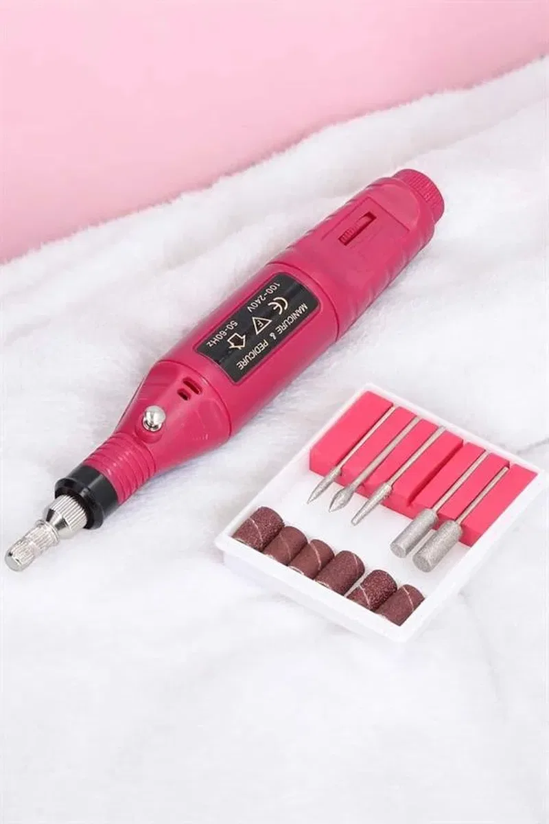 Nasır Temizleyici Manikür Pedikür Seti Elektrikli USB Girişli görsel 5