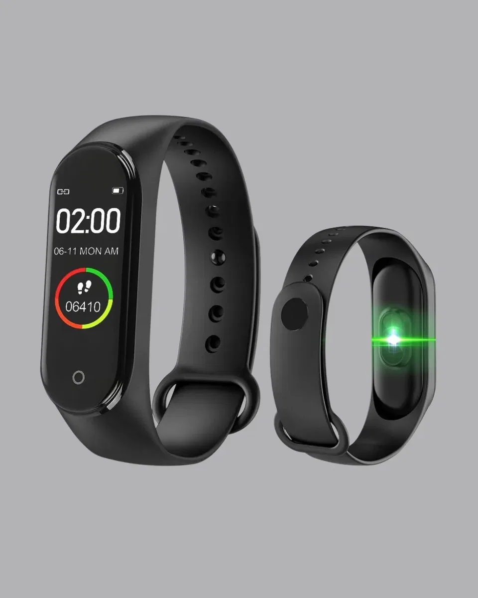 Bluetooth Akıllı Bileklik Spor Modlu Kalp Atış Takipli Uyku izli görsel 2