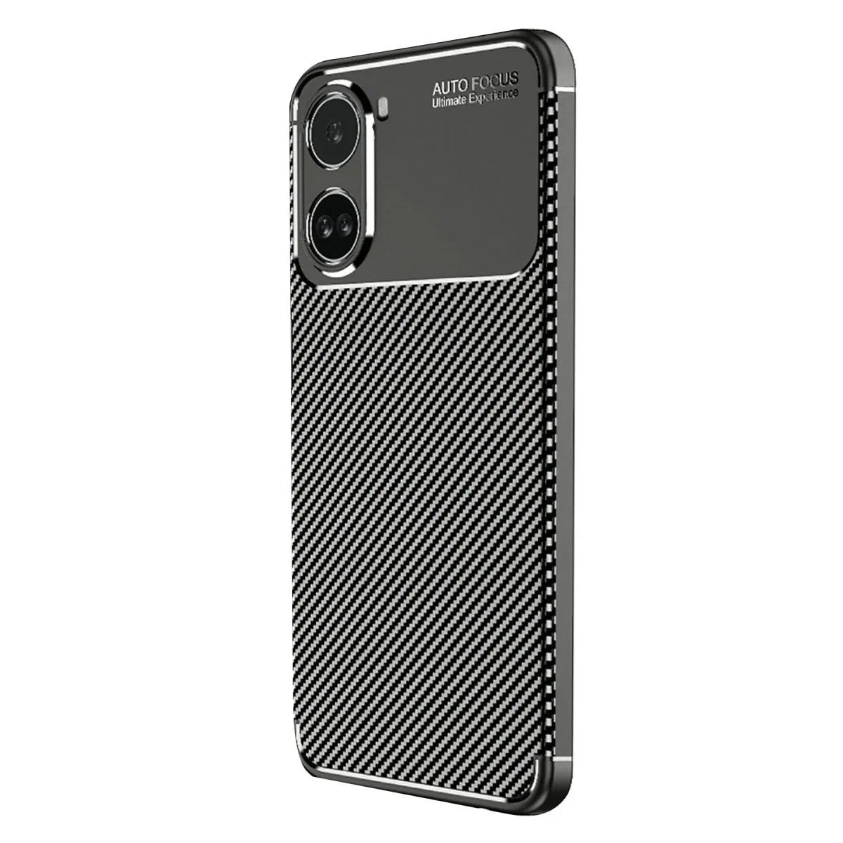 Xiaomi Poco X7 Pro Kılıf Auto Focus Karbon Kapak - Siyah görsel 2