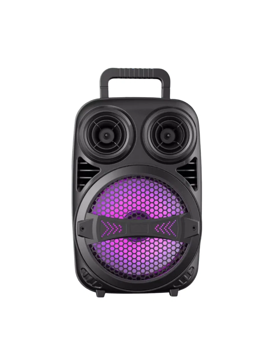 RGB Işıklı Bluetooth Karaoke Hoparlör Mikrofonlu USB TF Kart Destekli Taşınabilir Speaker görsel 5