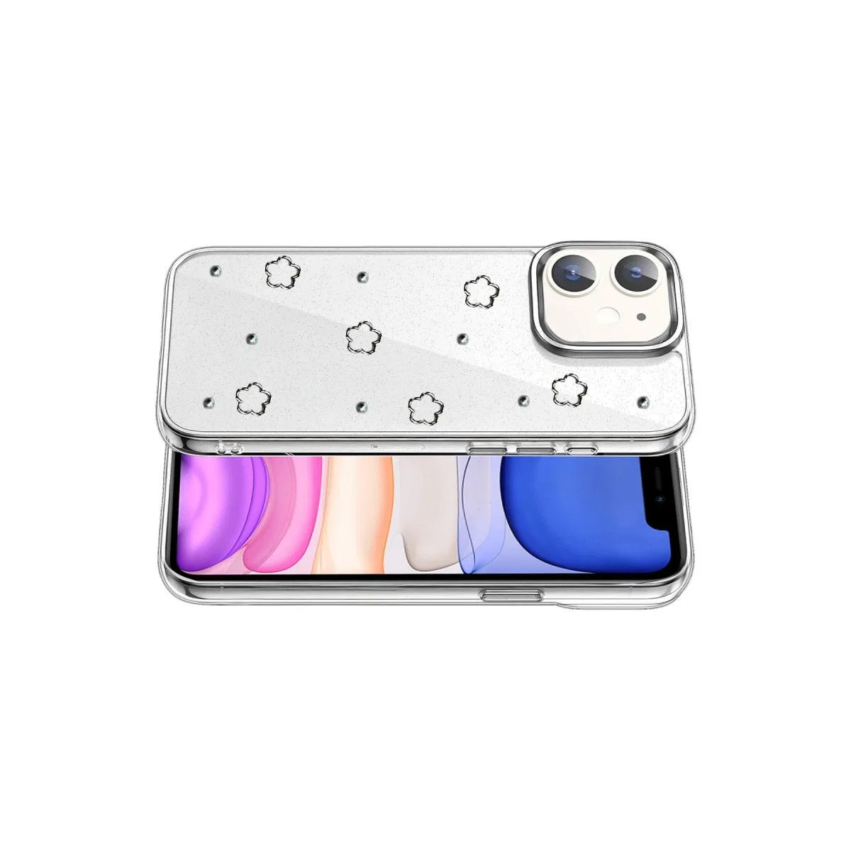 Apple İphone 12 Fiyonk Desenli Kapak - Desen 2 görsel 3