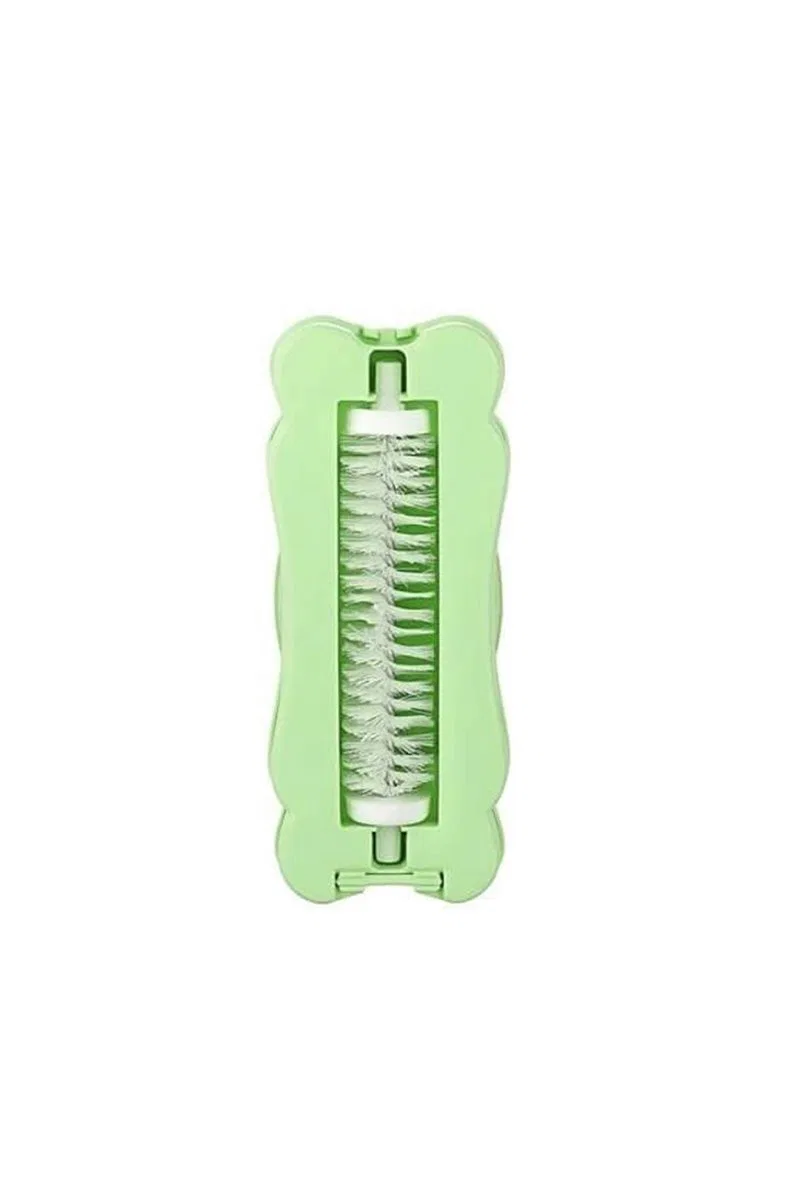 Kelebek Tasarımlı Tek Fırçalı Gırgır 17x7x4 cm Yeşil görsel 2