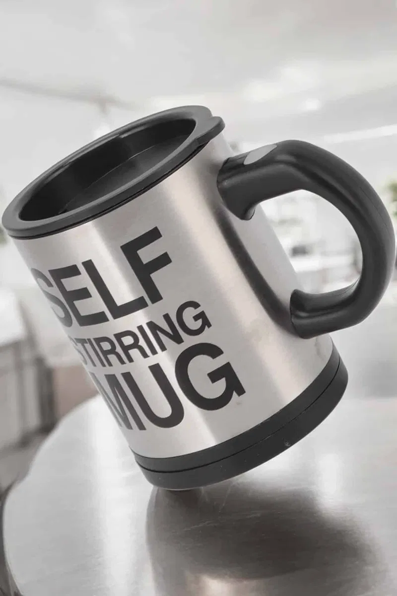 Mikser Kupa Yazılı Mug Bardak Karıştırma Özelliği görsel 4