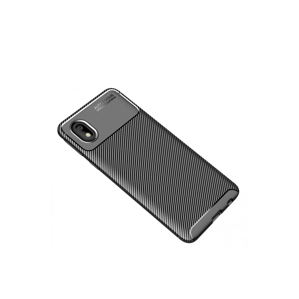 Samsung Galaxy A01 Core Kılıf Auto Focus Karbon Kapak - Siyah görsel 2