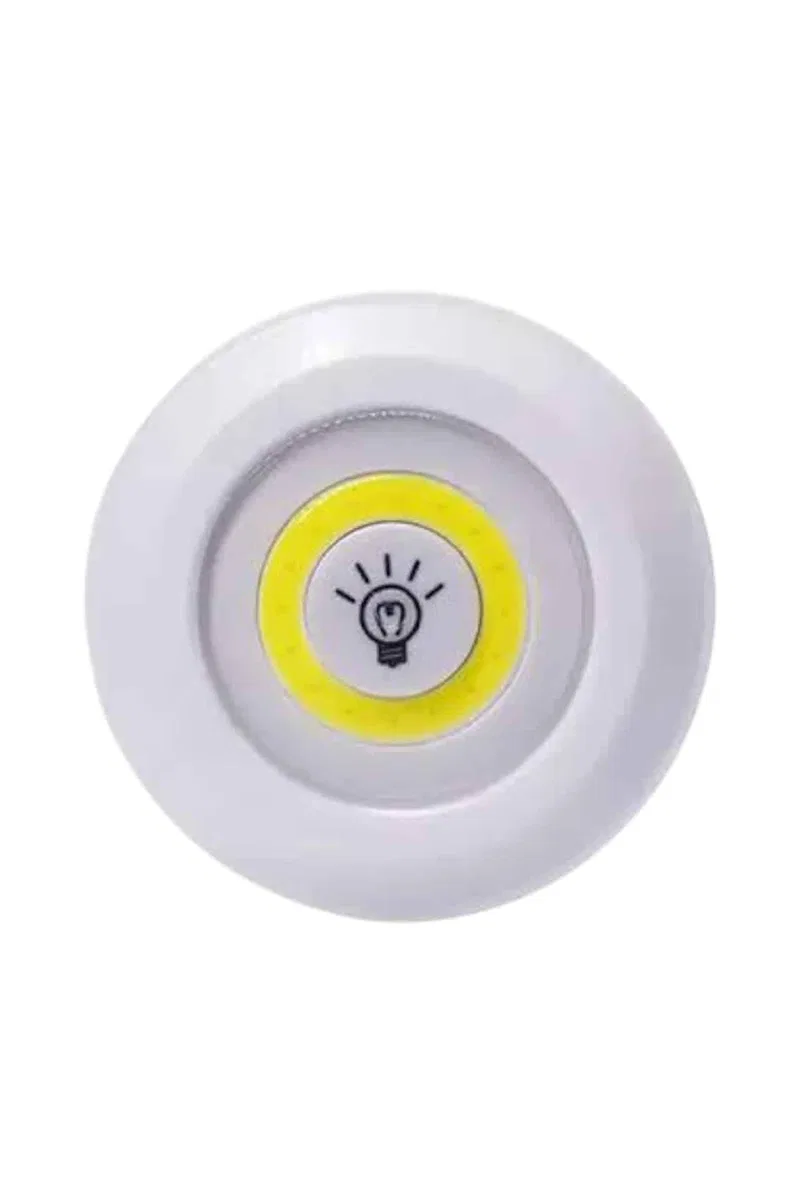 Led Lamba 3'lü Uzaktan Kumandalı Yapışkanlı görsel 3