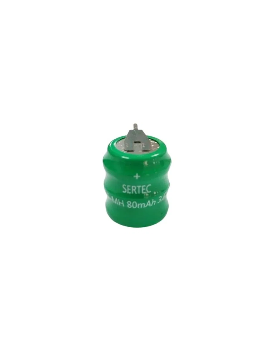 Sertec - 3. 6v 3s1p 80 Mah 2 Pin Nı-mh Buton Pil