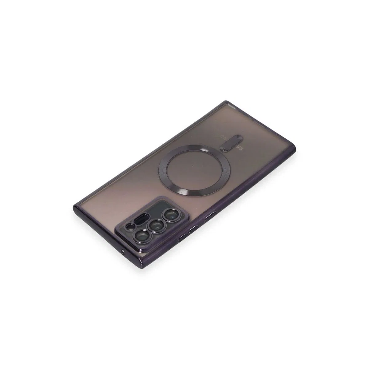Samsung Galaxy Note 20 Ultra Kılıf Kross Magneticsafe Kapak - Mor görsel 3