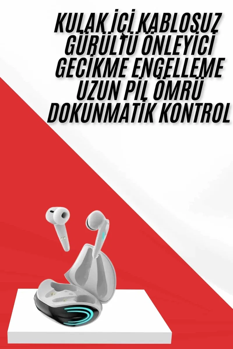 Mini Kulaklık Oyuncu Kulaklığı Bluetooth Kulaklık Android ve İOS Uyumlu görsel 2