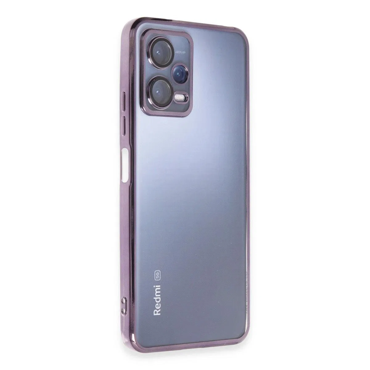 Xiaomi Redmi Note 12 5g Kılıf Razer Lensli Silikon - Mor görsel 2