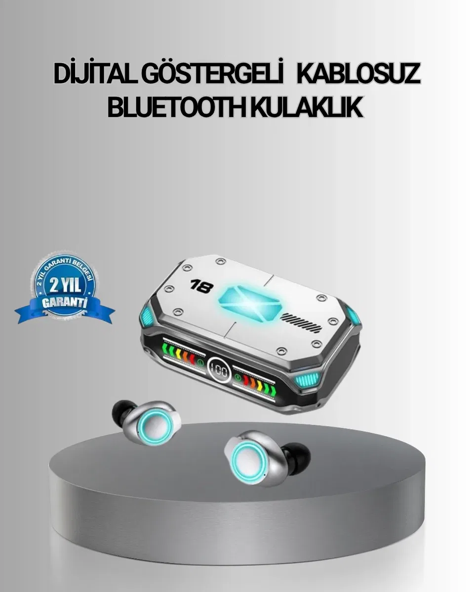 Bluetooth 5. 3 Kablosuz Kulaklık – Hızlı Bağlantı, Düşük Gecikme ve Üstün Ses Kalitesi