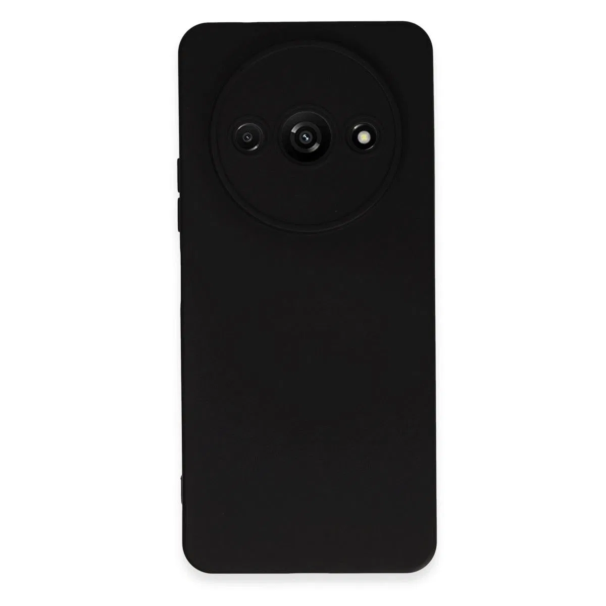 Xiaomi Redmi A3 4g Kılıf Nano İçi Kadife Silikon - Siyah