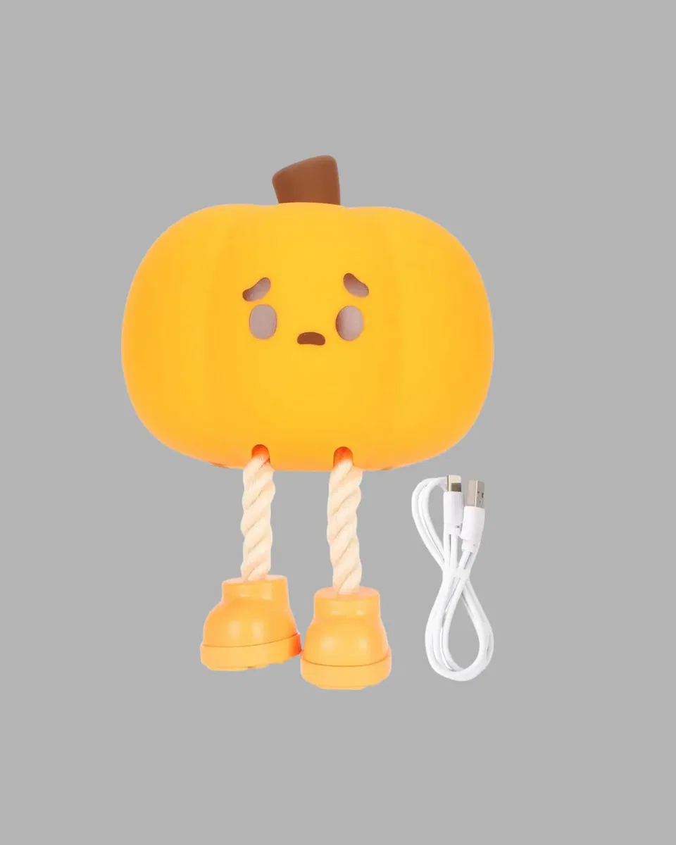 Dekoratif Pumpkin Gece Lambası Şarjlı Dokunmatik LED Işık Yeni Nesil görsel 2