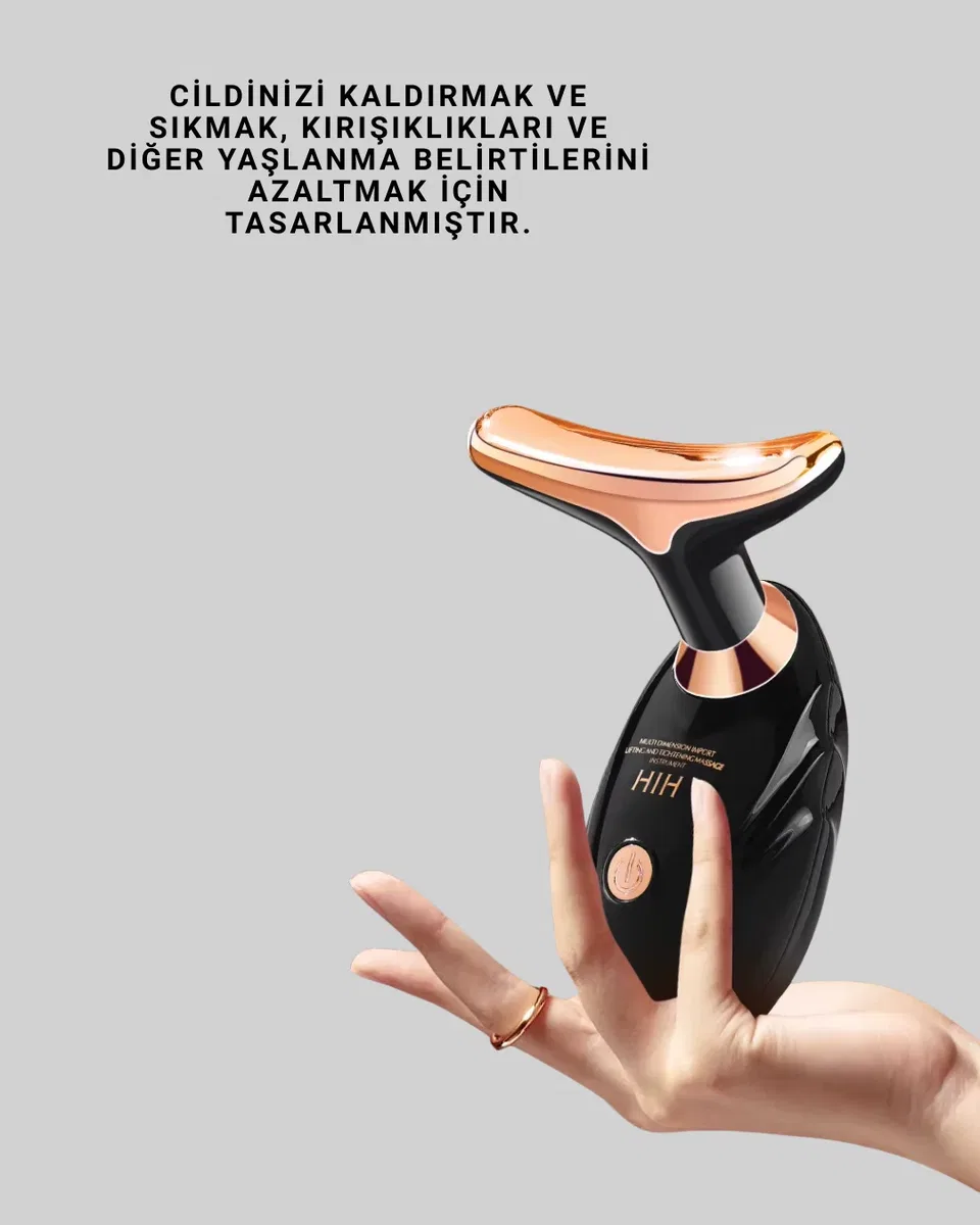 Cilt Bakımına Özel Masaj Aleti – Kompakt, Taşınabilir ve Sessiz Kullanım görsel 5