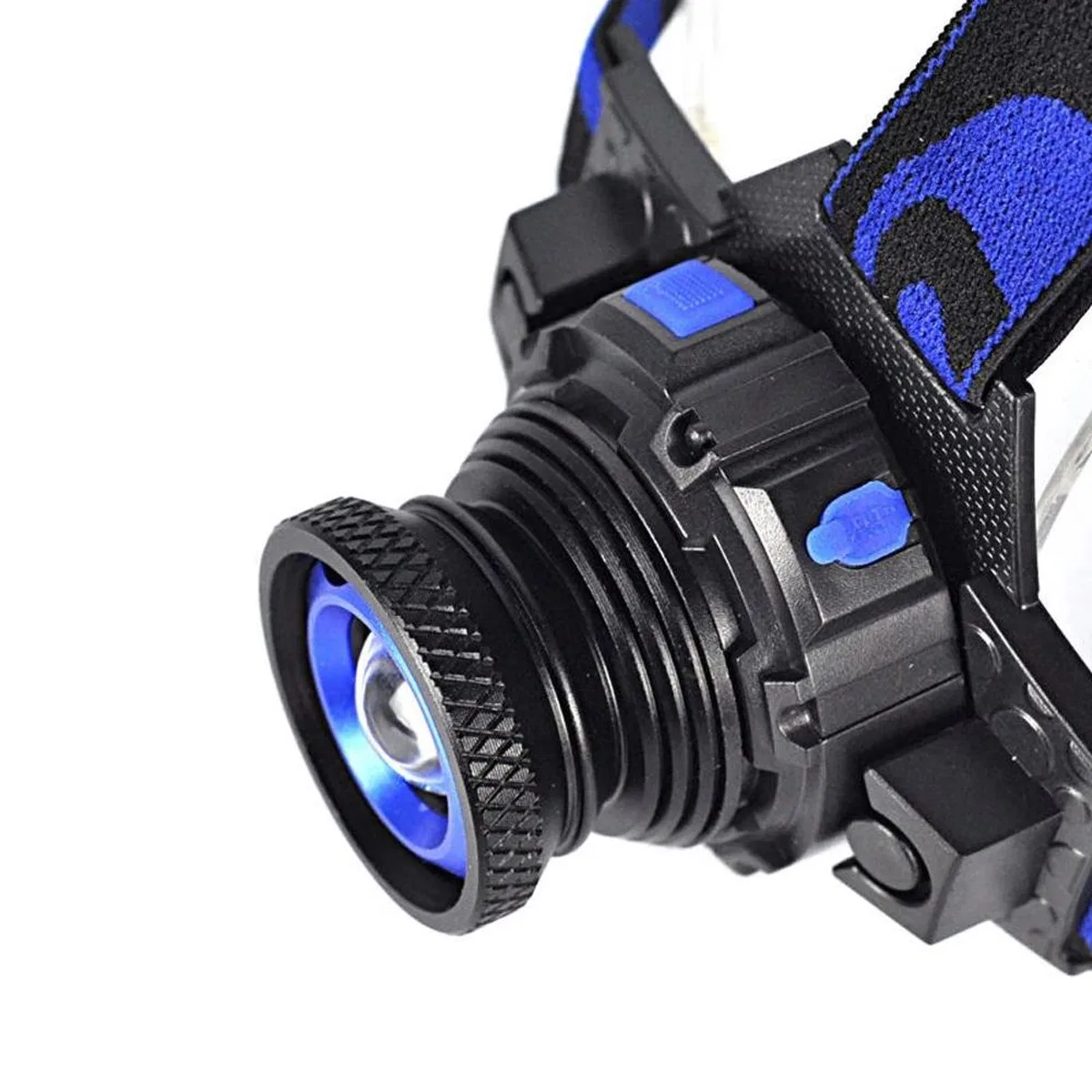 Q5 Şarjlı Mercekli Kafa Feneri Black Wt-121 görsel 4