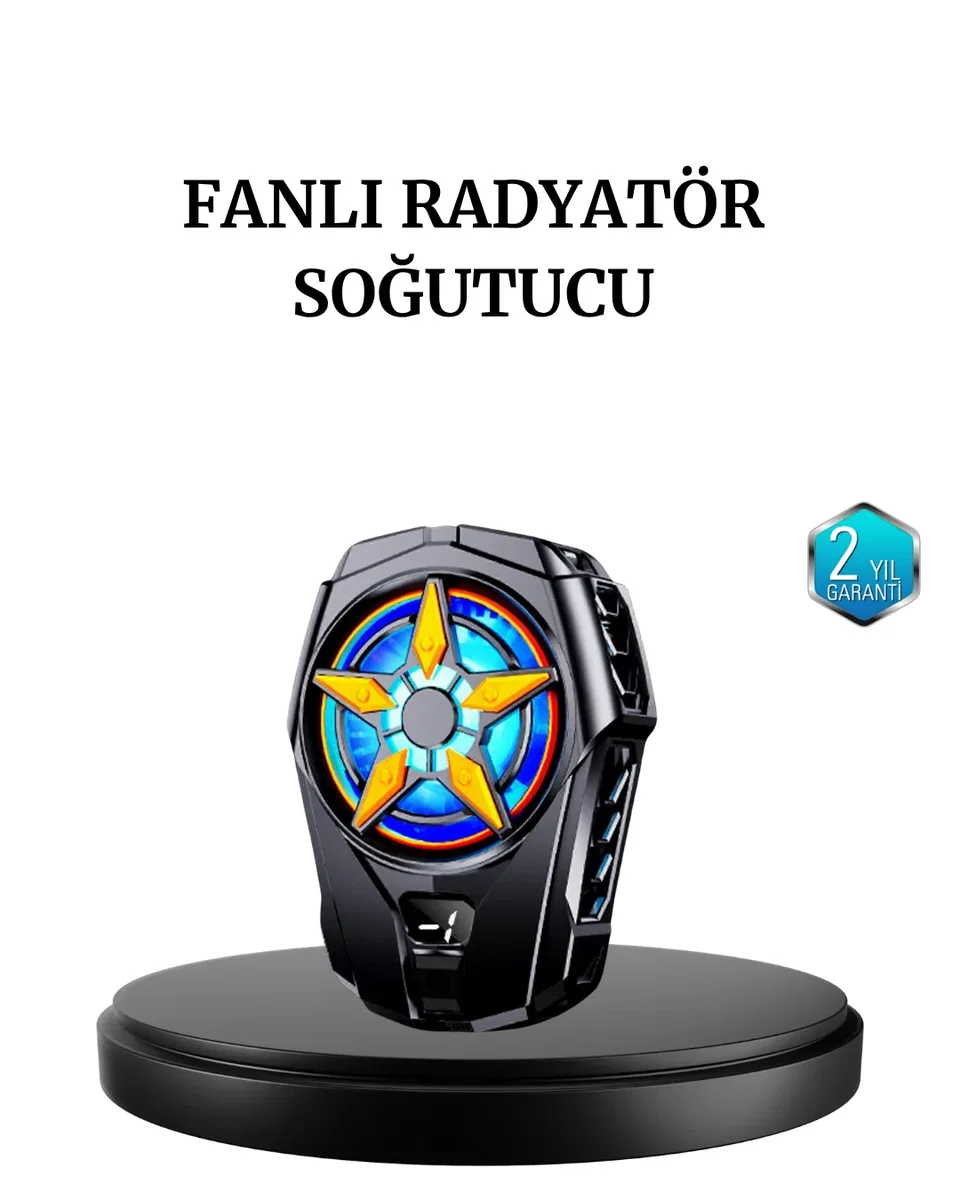 Şarj Edilebilir Telefon Soğutucu Fan – Taşınabilir, Sessiz ve Güçlü Oyun Soğutucusu