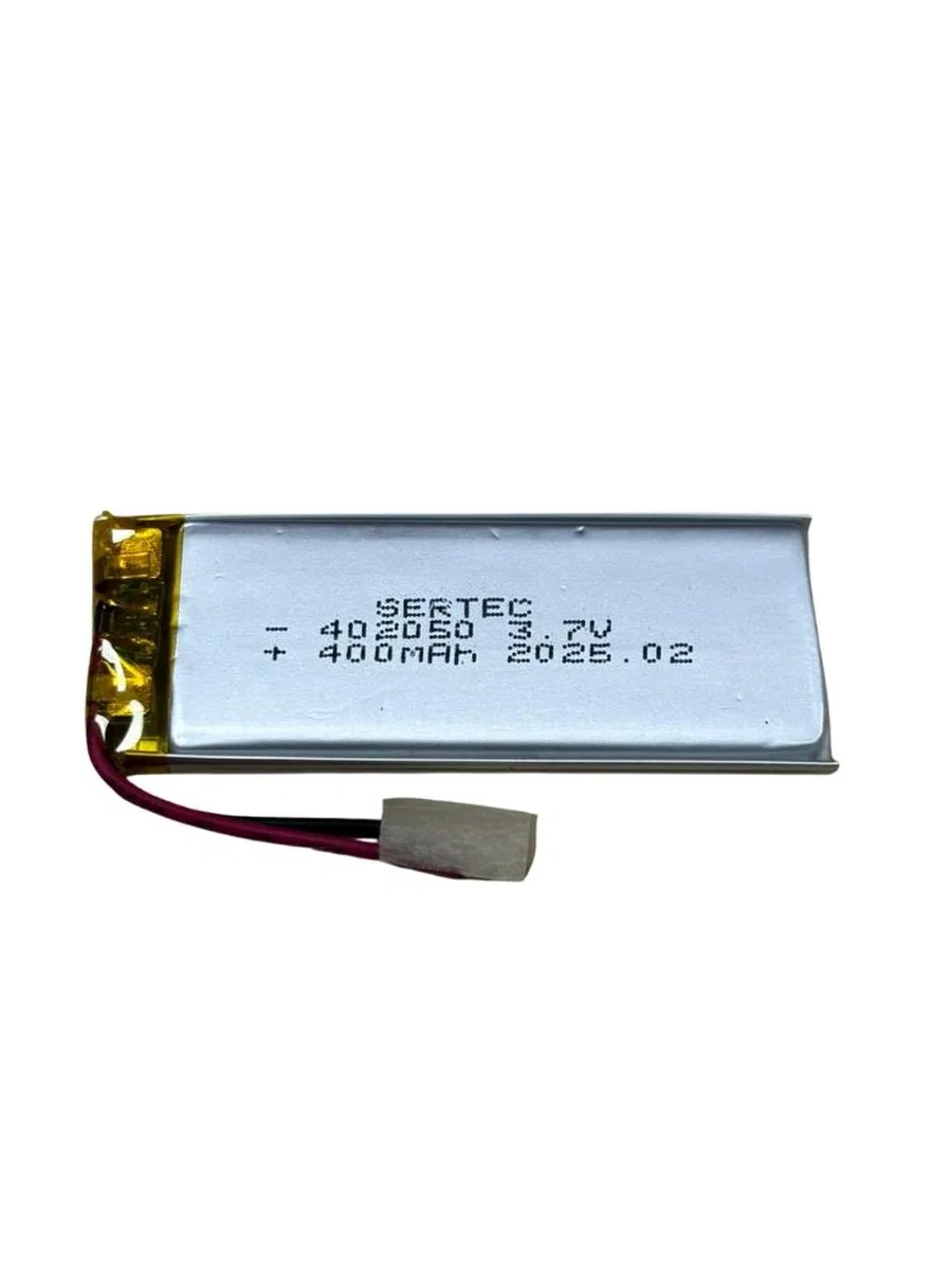 Sertec 402050 3. 7v 400mah Li-polymer Pil (devreli/1. 5a)