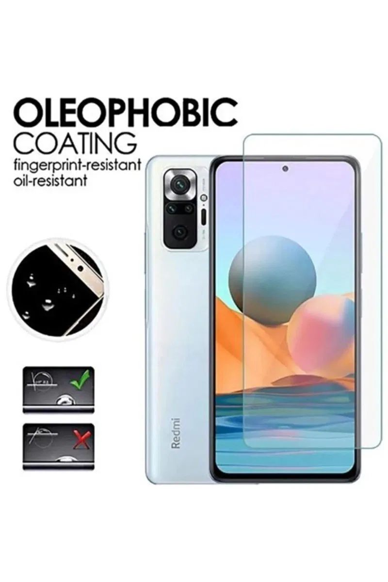 Xiaomi Redmi Note 10 Pro Uyumlu Premium Ekran Koruyucu 9h Sert Temperli Kırılmaz Cam Koruma Şeffaf görsel 4