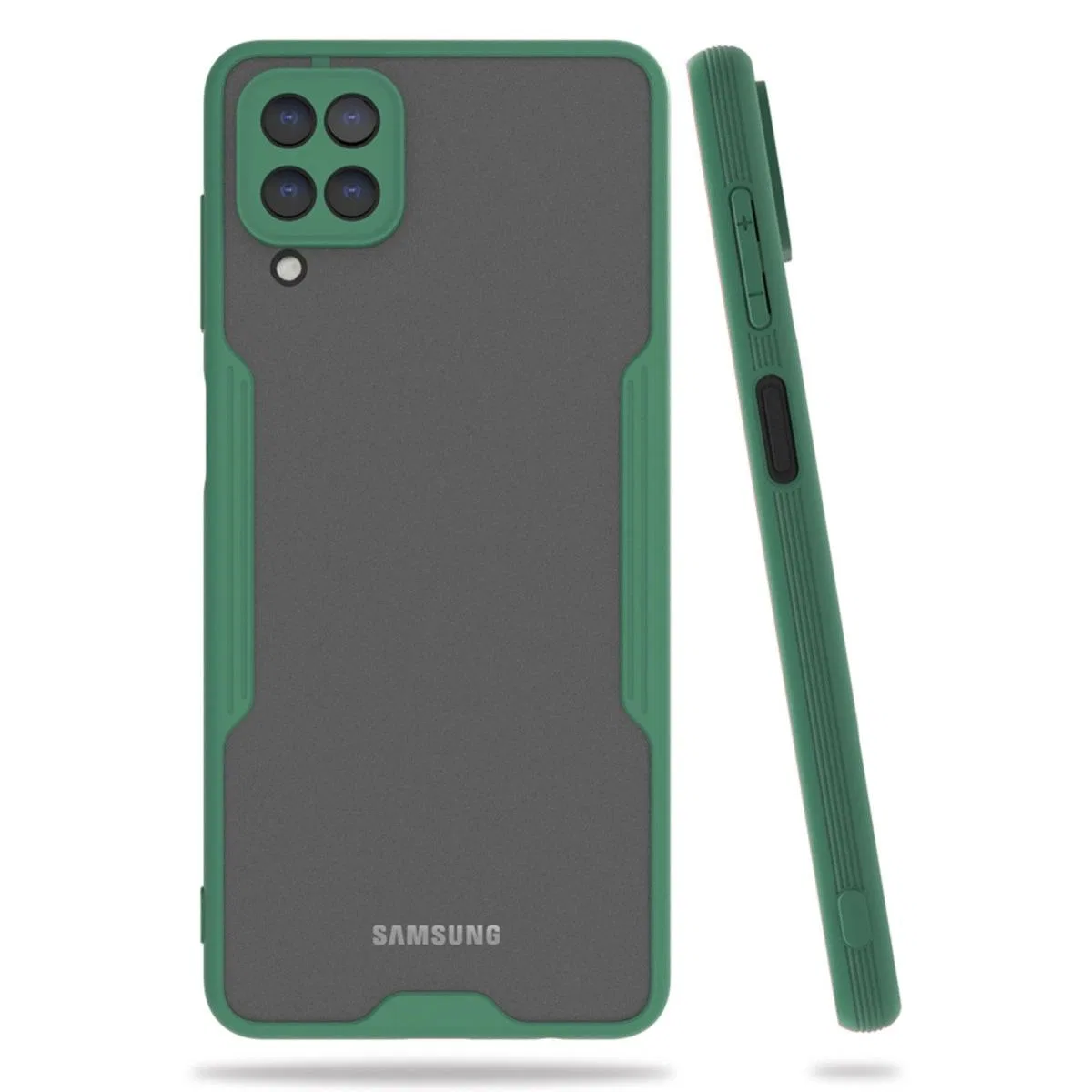Samsung Galaxy A22 Kılıf Platin Silikon - Yeşil