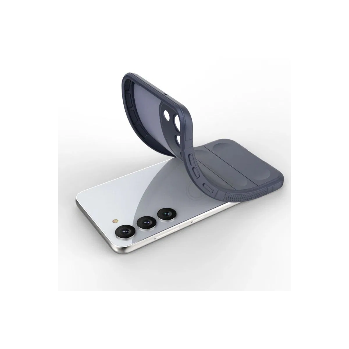 Samsung Galaxy S23 Plus Kılıf Optimum Silikon - Lacivert görsel 4