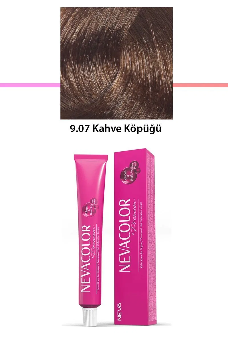 Premium 9. 07 Kahve Köpüğü - Kalıcı Krem Saç Boyası 50 g Tüp