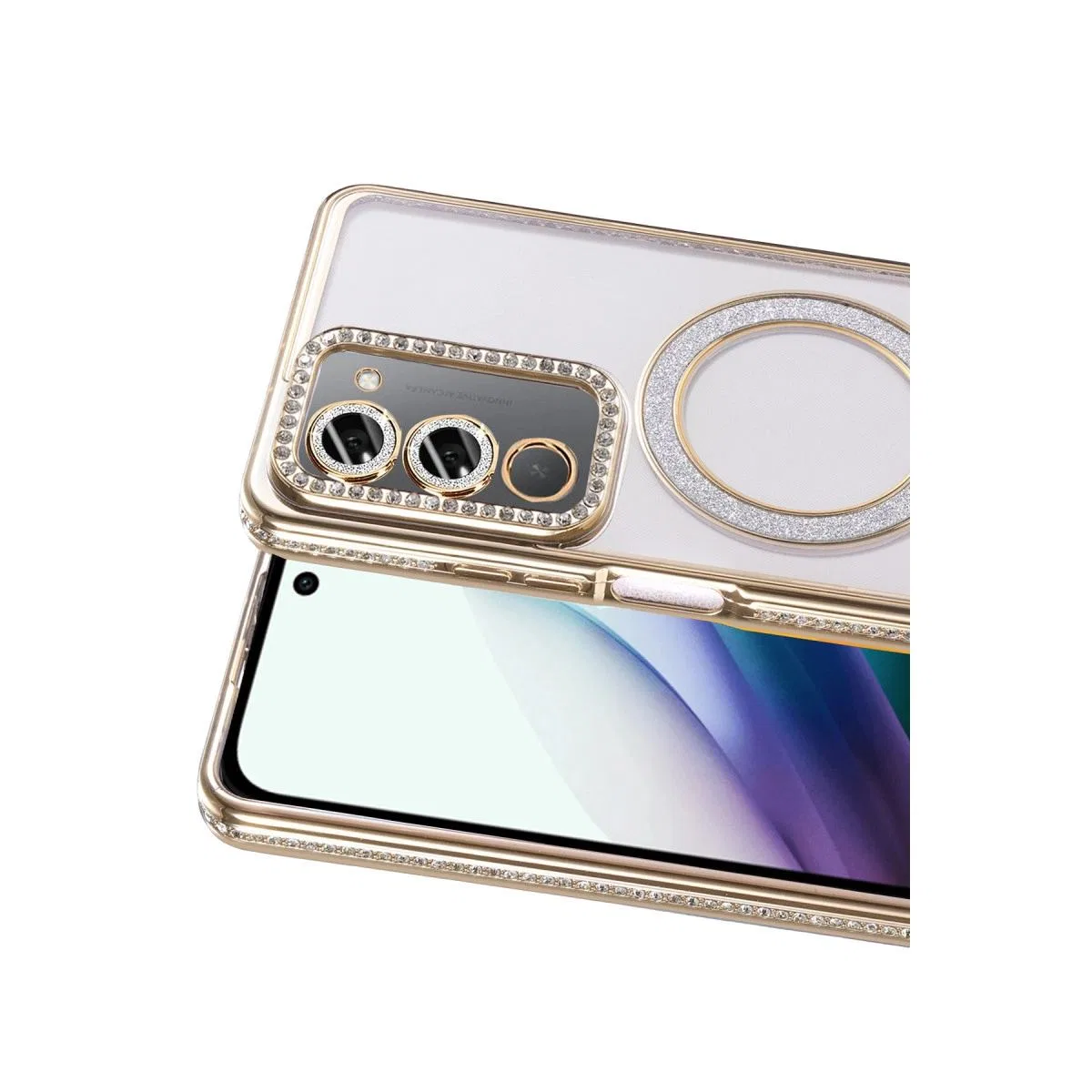 Joko Xiaomi Redmi 15 4g Joke Simli Magneticsafe Kılıf - Gold görsel 2