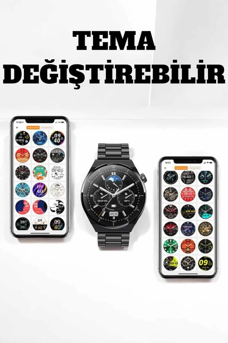 Akıllı Saat Uyku Ve Sağlık Takibi Bildirim Görme Arama Cevaplama görsel 2