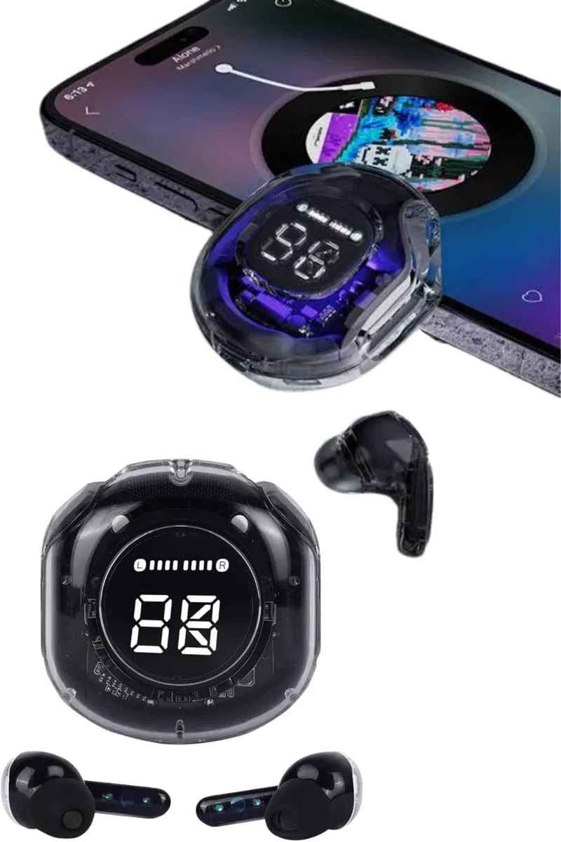 Ultrapods Led Göstergeli Oyuncu Kulaklığı ANC Destekli Bluetooth 5. 3 görsel 3