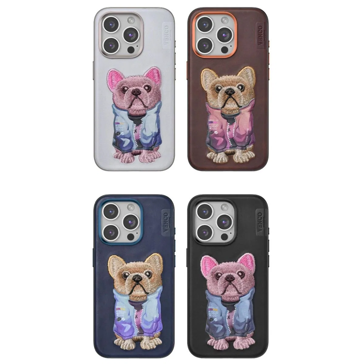 Venco Apple İphone 15 Pro Max Cute Desenli Kapak - Lacivert görsel 3