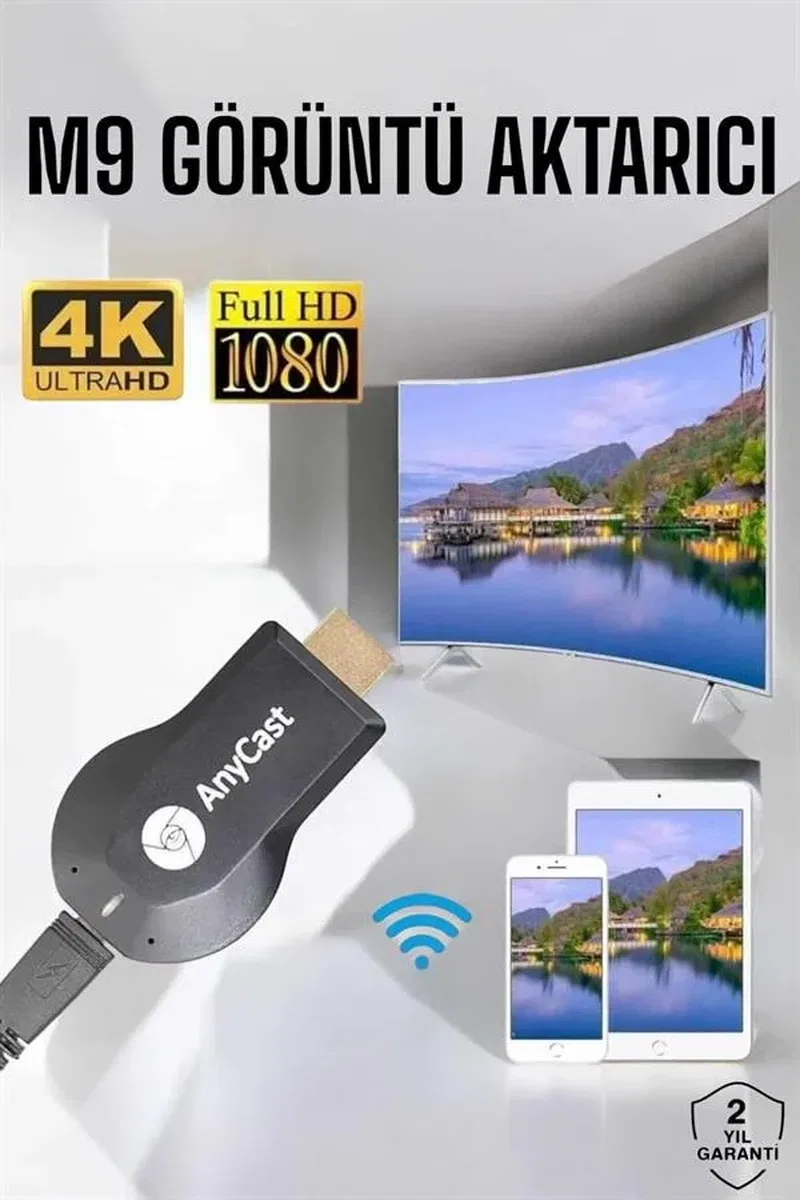 M9 Plus Görüntü Aktarıcı Wifi Aktarıcı HD Görüntü Kalitesi görsel 2