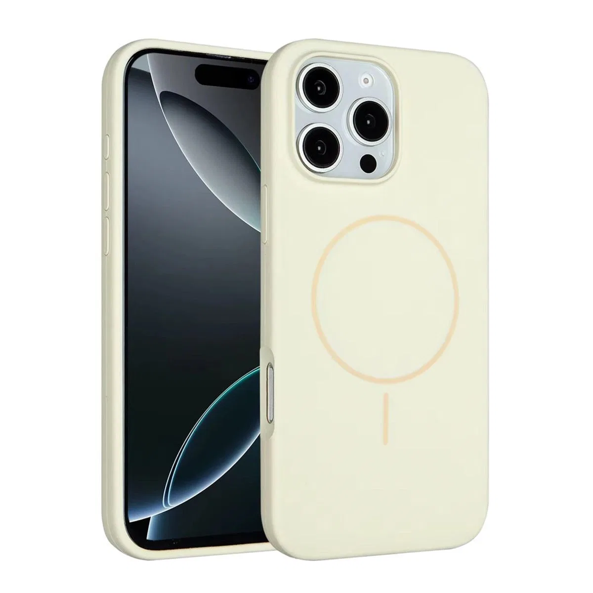 Joko Apple İphone 16 Pro Max Kılıf Jully Magsafe Kapak - Bej